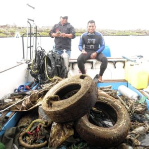 International clean up with Academy Bay Diving