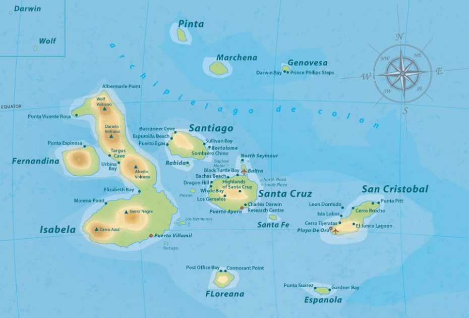 Galapagos map