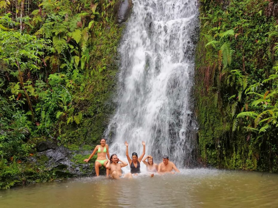 Waterfall route adventure package Galapagos diving